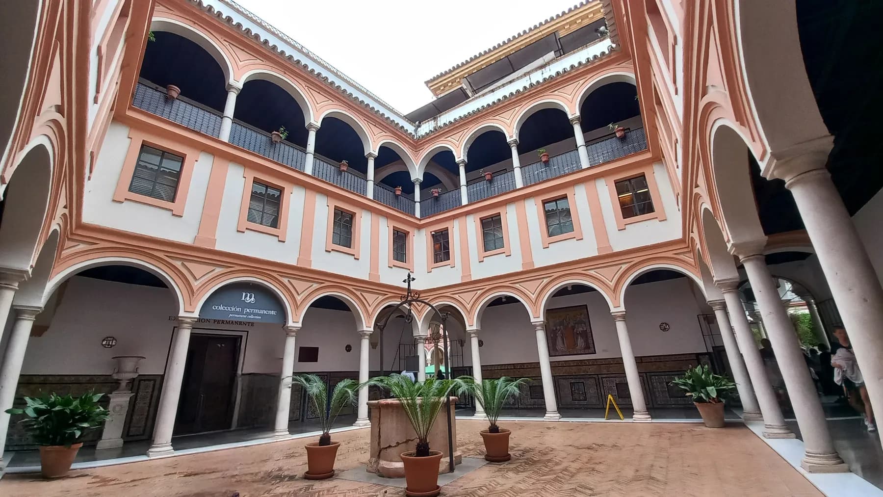 The Patio del Aljibe at the Museum of Fine Arts in Seville